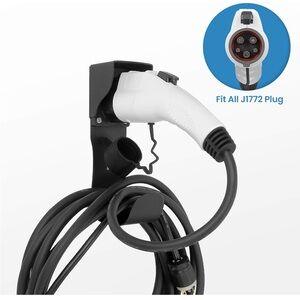 Amazon White and Black EV Charger Holder